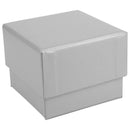 Suede Single Ring Box with Matching Suede Interior
