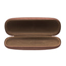 Hard Shell Brushed Eyeglass Case