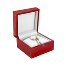 High Shine Mahogany Color Wooden Pillow Box