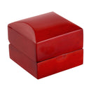High Shine Mahogany Color Wooden Single Ring Box