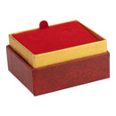 Two-tone Paper Hoop Earring Box with Gold Accent