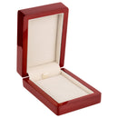 Wooden Pendant Box with Suede Insert