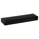 Paper Covered Bracelet Box with Gold Accent