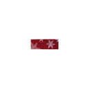 Snowflakes and Reindeer Printed Woven Ribbon