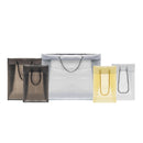 Fashion Frosted Plastic Bag with Rope Handles