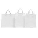 White HDPE Soft Loop Takeout Shopping Gift Bags