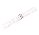 Leather Watch Band Soft Leather White (12mm) Long