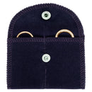 Velour Pouches with Side-by-Side Pocket