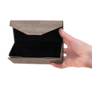 Foldable Triangular Case with Cork Texture