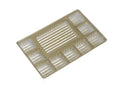 Gold Interchangeable Candy Tray - 9 Squares and 1 Larger Rectangle