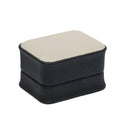 Textured Two-Tone Double Ring Box