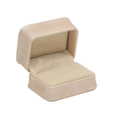 Textured Two-Tone Double Ring Box