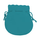 Large Round Velvet Pouch