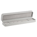 Suede Bracelet Box with Matching Suede Interior