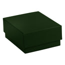 Suede Large French Clip Earring Box with Matching Suede Interior