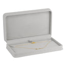 Suede Pearl Box with Matching Suede Interior