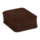 Suede Large Pendant Box with Matching Suede Interior