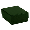 Suede Large Pendant Box with Matching Suede Interior