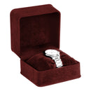 Suede Watch Box with Matching Suede Interior